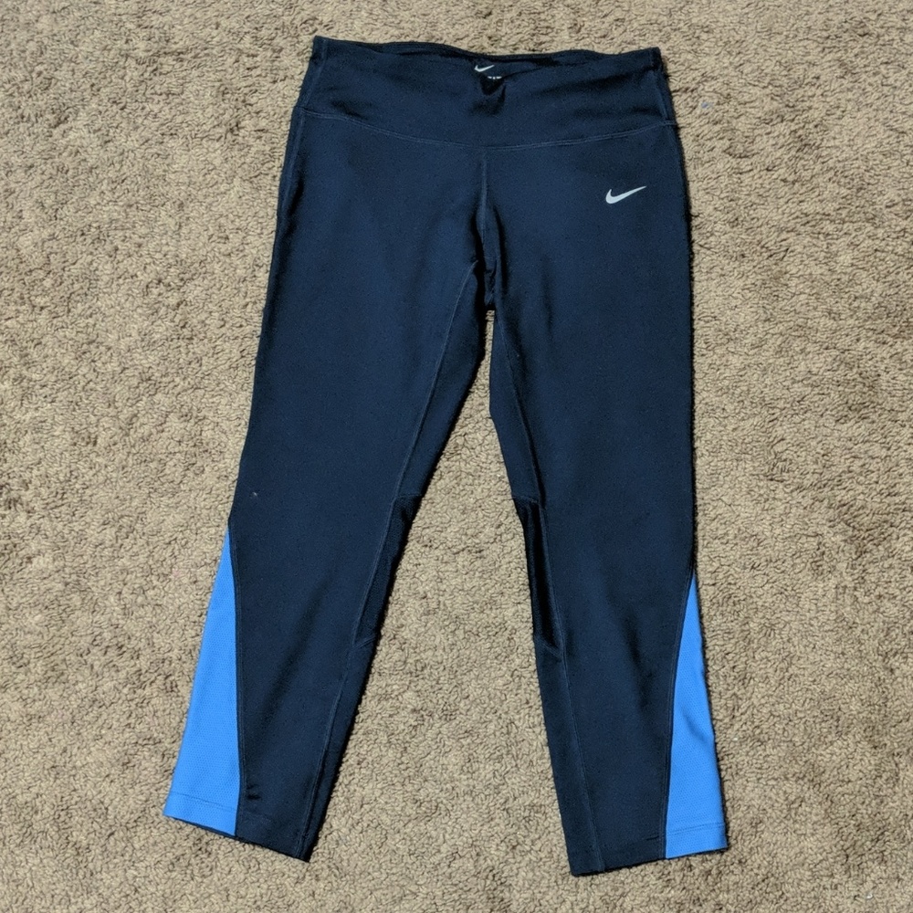 Nike dri fit cropped running leggings